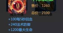 王者荣耀小鸟出装攻略（最强小鸟装备搭配，让你飞向胜利的天空！）