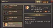 《怒剑传奇战士技能设置攻略》（打造无敌战士，技能配置关键一招）